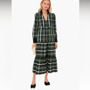 Tuckernuck Tartan Plaid Bristol Maxi Dress Small NWT